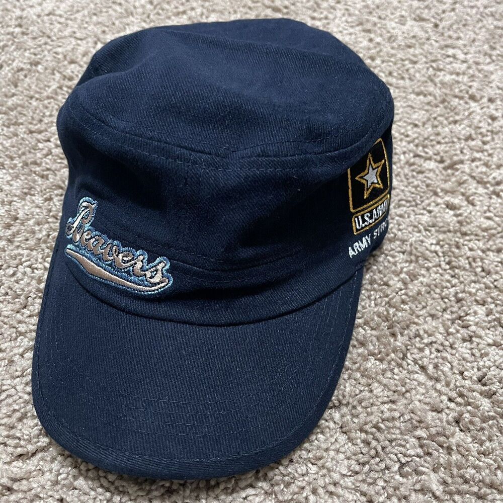 US Army Cadet Cap Navy Blue ROTC Oregon State Beavers Logo Embroidered OSU